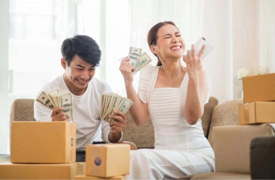 Happy sellers